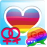 go sms pro rainbow theme free android application logo